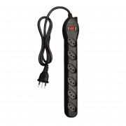 Filtro De Linha 6 Tomadas Qualitronix, Bivolt, Preto - QFL6P