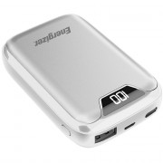 Carregador Portátil Power Bank Energizer, 10.000Mah, 2 Portas (1xUSB, 1XUSB-C), Branco - UE10042WE