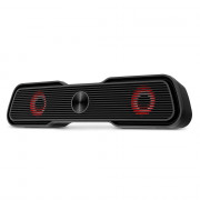 Soundbar Gamer Multi, Audio 2.0, 15W RMS, LED, USB/P2,Plug And Play, Preto - SP953