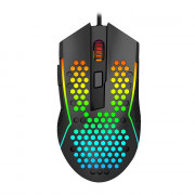 Mouse Gamer Redragon Reaping, RGB, 6 Botões, 12400 DPI, Black - M987-K
