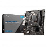 Placa Mãe MSI PRO H610M-G DDR4, Intel LGA1700, mATX, DDR4