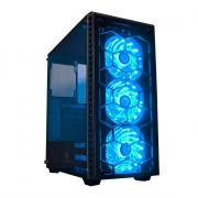 Gabinete Gamer Redragon Diamond Storm Pro, Mid tower, RGB, Lateral em Vidro, 3 Coolers RGB Pro, Preto - CA903 PRO