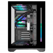 Gabinete Gamer K-Mex Space X, CG-412A, Vidro Temperado, Fita Led RGB Frontal, Sem Fonte e Fan - CG412ARH001CBOX