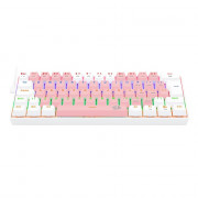 Teclado Mecânico Gamer Redragon Lakshmi, RAINBOW, Switch Blue, ABNT 2, Pink - K606PW-R (PT-BLUE)