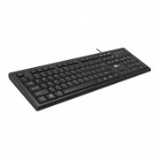 Teclado Lecoo, USB, Membrana, Padrão ABNT2, Preto - KB101