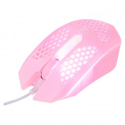 Mouse USB Óptico Geek Pro Series Maxprint, Rosa - 60000126