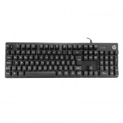 Teclado Gamer HP K500F, LED RGB, Teclas Multimídia, ABNT2, Preto - 7ZZ97AA#AC4