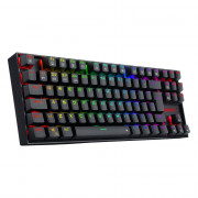 Teclado Mecânico Gamer Redragon Kumara Pro, Wireless e Bluetooth, RGB, Switch Brown, ABNT2, Black - K552RGB-BRS-B