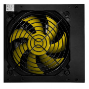 Fonte Bright 750W, Bivolt Automática, PFC Ativo, Preto Com Cooler Amarelo - FT001