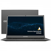 Notebook Compaq Presario 427, Intel Pentium N3700, 4GB, SSD 240GB, Tela 14,1”,  Linux, Cinza - 3012066