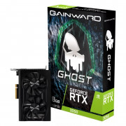 Placa de Vídeo Gainward, GeForce, RTX 3050 Ghost G6, LHR, 8GB, GDDR6, DLSS, Ray Tracing - NE63050018P1-1070B