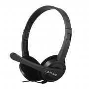 Headset C3 Plus, P2, com Controlador de Volume, Preto - PH-02BK