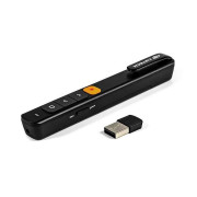 Apresentador Wireless de Slides Laser Point Sem Fio C3Tech, Preto - AP-200