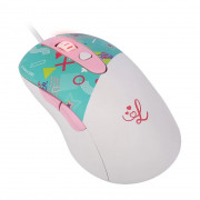 Mouse Gamer Redragon Luluca L703, 5 Botões, 7200DPI, Branco - L703