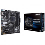 Placa Mãe Asus Prime B550M-K, Chipset B550, AMD AM4, mATX, DDR4 - 90MB14V0-M0EAY0