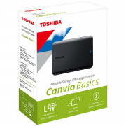 HD Externo Portátil 1TB Toshiba Canvio Basics, USB 3.0, Preto - HDTB510XK3AA