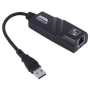 Cabo Conversor Extensor USB 3.0 Para RJ45, 10/100/1000Mbps, Preto - CB0410SK AD09