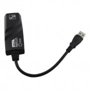 Cabo Conversor Extensor USB 3.0 Para RJ45, 10/100/1000Mbps, Preto - CB0410SK