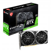 Placa de Vídeo MSI NVIDIA GeForce RTX 3060 VENTUS 2X OC, 12GB, GDDR6, 192 Bit, DLSS, Ray Tracing - 912-V397-050