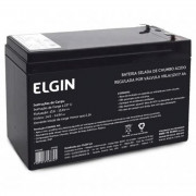 Bateria Nobreak Selada Chumbo Elgin 12V 7AH, Preto - 82293