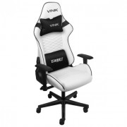 Cadeira Gamer Vinik Comet CGC20B, Reclinável, Giratória Com Apoio De Braço 2D, Ajuste De Altura, Branco - 165285