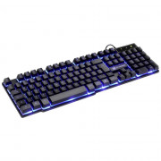 Teclado Gamer Vinik VX Hydra, LED Azul, Preto, ABNT2 - GT700