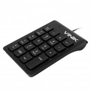 Teclado Numérico Vinik Usb Dynamic 20 Teclas Cabo 1.8m, Preto - DT91