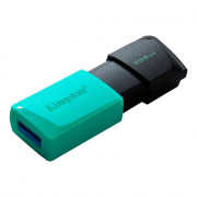 Pen Drive DataTraveler Exodia M 256GB Kingston Com Conexão USB 3.2, Preto/Verde - DTXM/256GB