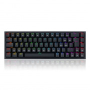 Teclado Mecânico Gamer Redragon Castor RGB, Switch Blue Removíveis, ABNT2, Preto - K631-RGB (PT-BLUE)