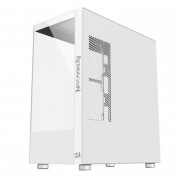 Gabinete Gamer Redragon Reflect Branco, Mid tower, RGB, Lateral e Frontal em Vidro, Sem Fans - CA-601W