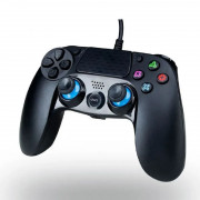 Controle Gamer Dazz Quartum, Para Ps3/ps4/pc, USB 2.0, 17 Botões, Entrada Para Fone P2, Preto - 62000136