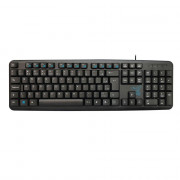 Teclado Multimidia Maxprint Techbest, ABNT2, USB, Preto - 60000073