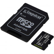 Cartão de Memória Micro SD 64GB Kingston, Classe 10 Canvas Select Plus - SDCS2/64GBSP
