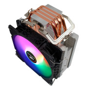 Cooler para Processador Gamer C3Tech, 120mm, LED Multicores, Intel e AMD - FC-L110M