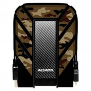 HD Externo Portátil 1TB Adata HD710 Pro, 2,5'' USB 3.2, À Prova D`água, Anti-Queda, Camuflado - AHD710MP-1TU31-CCF