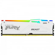 Memória Kingston Fury Beast, RGB, 16GB, 6000Mhz, DDR5, Branco - KF560C36BWEA-16