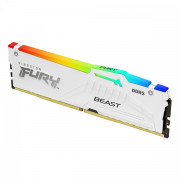 Memória Kingston Fury Beast, RGB, 16GB, 6000Mhz, DDR5, Branco - KF560C36BWEA-16