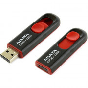 Pen Drive Adata 32GB C008, USB 2.0, Preto e Vermelho - AC008-32G-RKD