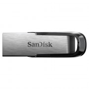 Pen Drive SanDisk 64GB Ultra Flair CZ73, USB 3.0, Prata - SDCZ73-064G-G46