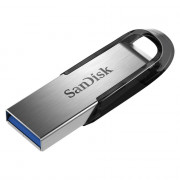Pen Drive SanDisk 64GB Ultra Flair CZ73, USB 3.0, Prata - SDCZ73-064G-G46