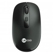 Mouse Sem Fio Lecoo WS205, Wireless, Ergonômico, Ambidestro, Preto - WS205