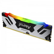 Memória Kingston Fury Renegade, RGB, 16GB, 6000Mhz, DDR5, CL32, Prata - KF560C32RSA-16