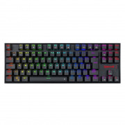 Teclado Mecânico Gamer Redragon Kumara Pro, Wireless e Bluetooth, RGB, Switch Blue, ABNT2, Black - K552RGB-BRS-B