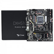 Placa Mãe Duex DXH510S, Chipset H510, Intel LGA 1200, DDR4, mATX, USB 3.0, HDMI/VGA