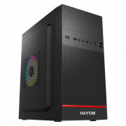 Gabinete Hayom Office GB1723, Mini Tower, ATX, Sem Fonte, Preto - GB1723