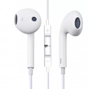 Fone de Ouvido Ketchup, Intra Auricular, Com Microfone, 1 Metro, Com Entrada P2, Branco - KT-FN02