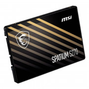 SSD MSI SPATIUM S270, 960GB, SATA, Leitura 500MB/s, Gravação 400MB/s, Preto - SPATIUM-S270-960G