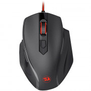 Mouse Gamer Redragon Tiger 2, LED Vermelho, 3200 DPI, USB, Ergonômico, Preto Lunar, Black - M709-1
