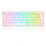 Teclado Mecânico Gamer Redragon Dragonborn, RGB, Switch Blue, ABNT2, Branco - K630W-RGB (PT-BLUE)