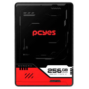 SSD PCYES , 256GB, SATA III, TLC 3D, Leitura: 550MB/s, Gravação: 400MB/s, Preto - SSD25PY256E
